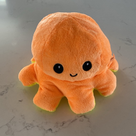 Reversible Happy Sad Octopus Plushie - Picture 3 of 4